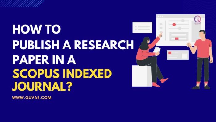 how to publish a research paper in scopus for free
