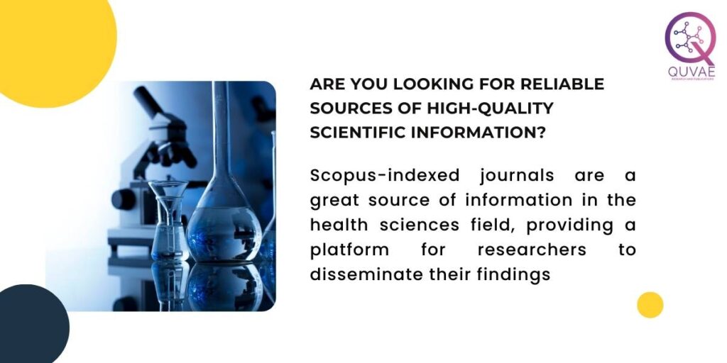 Scopus indexed journals in health sciences