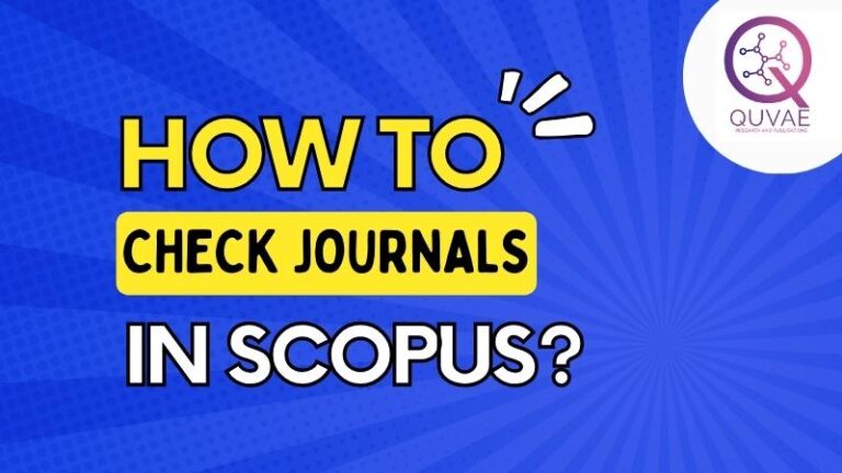 Tips on How to Check Journals in Scopus