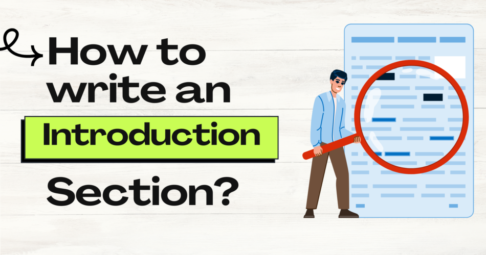 How to Write an Introduction section